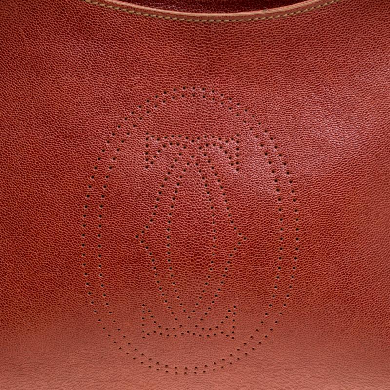 Women's Cartier Red Leather Marcello de Cartier Tote