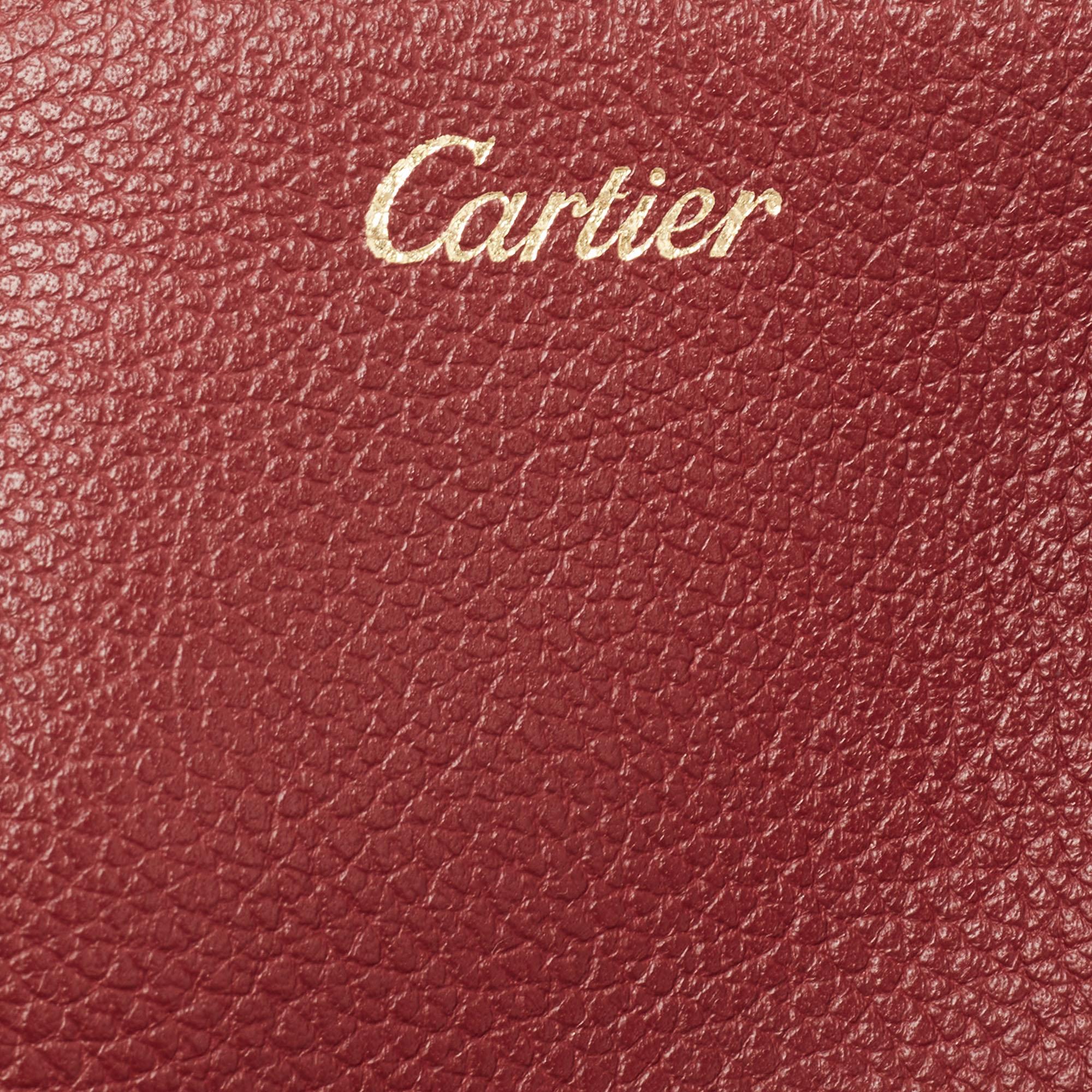 Cartier Red Leather Mini C de Cartier Satchel 8