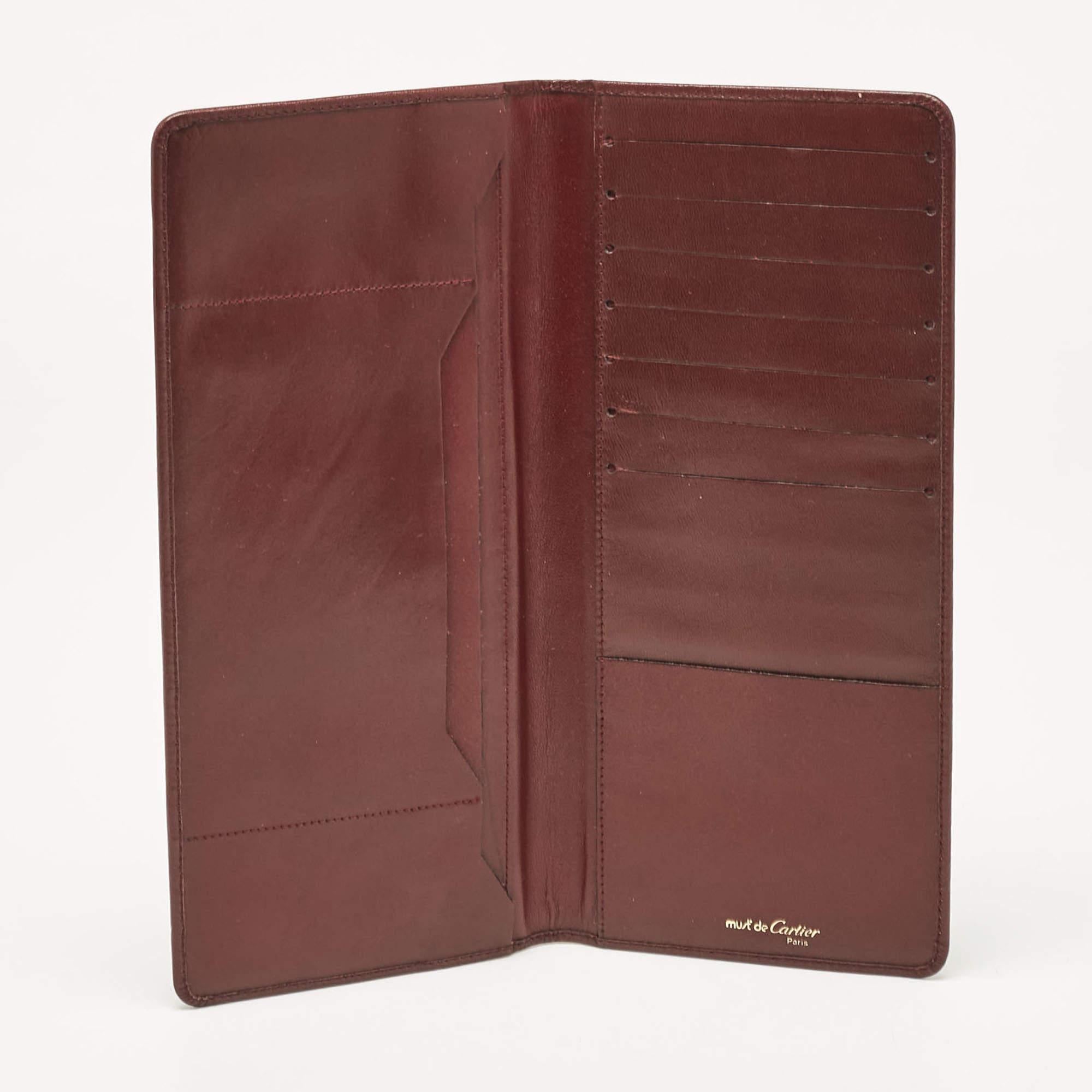 This Cartier wallet effortlessly combines meticulous construction with ageless style making it a symbol of refined taste. Elevate your accessory collection with this designer piece.
