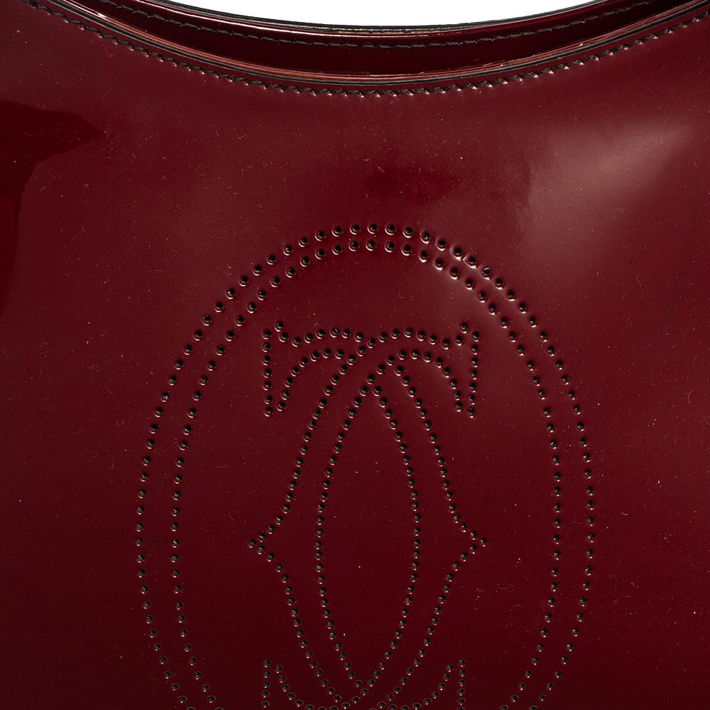 Women's Cartier Red Patent Leather Large Marcello de Cartier Bag