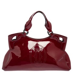 Cartier Red Patent Leather Large Marcello de Cartier Bag