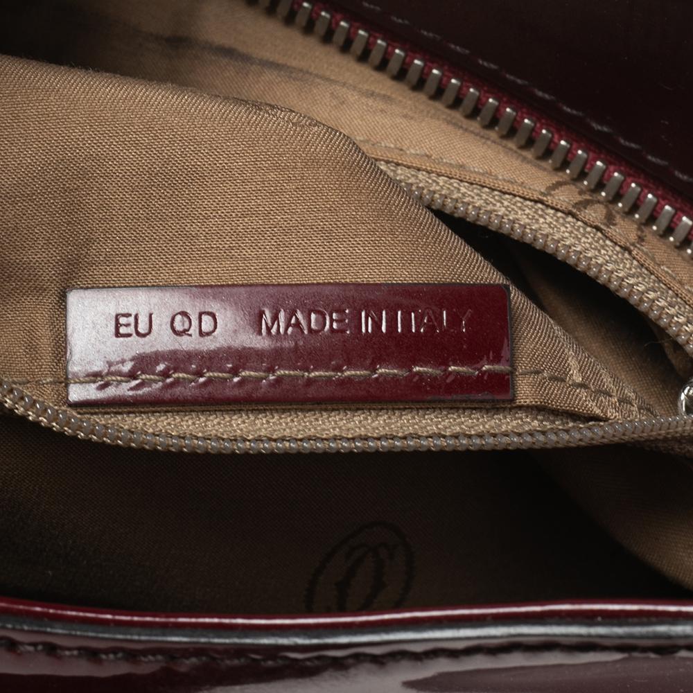 Cartier Red Patent Leather Marcello de Cartier Bag 2