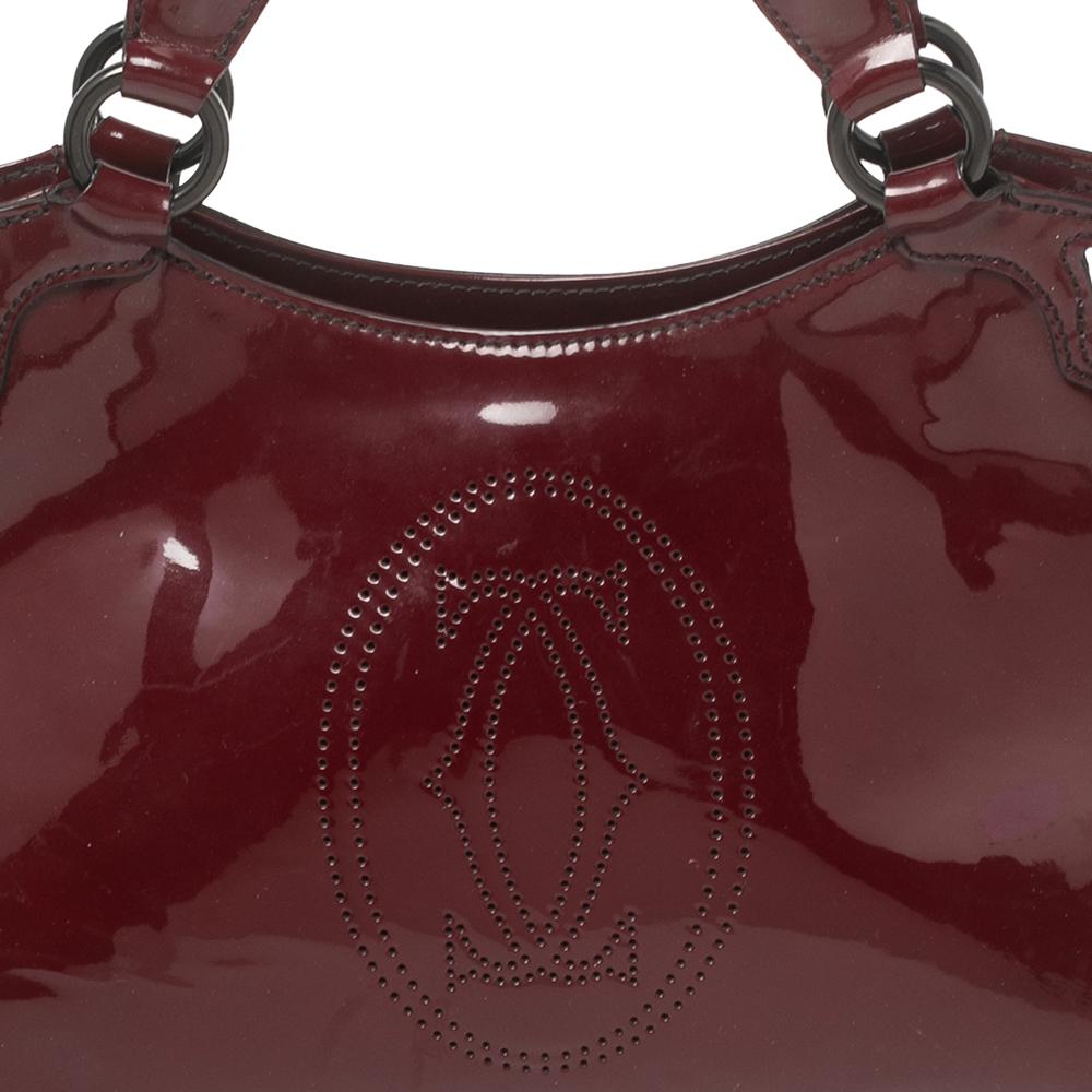 Cartier Red Patent Leather Marcello de Cartier Bag 1