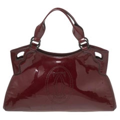 Cartier Red Patent Leather Marcello de Cartier Bag