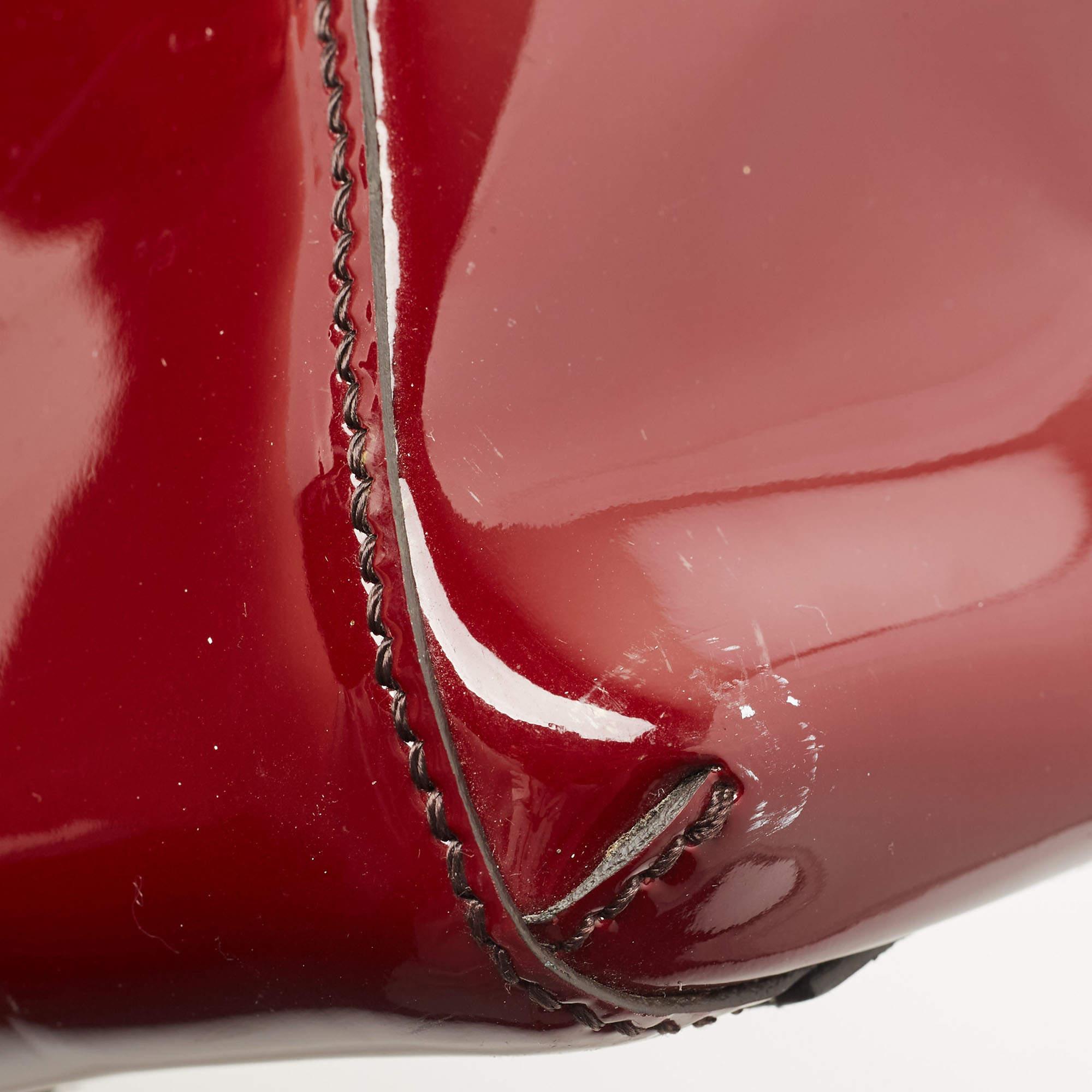 Women's Cartier Red Patent Leather Medium Marcello de Cartier Bag