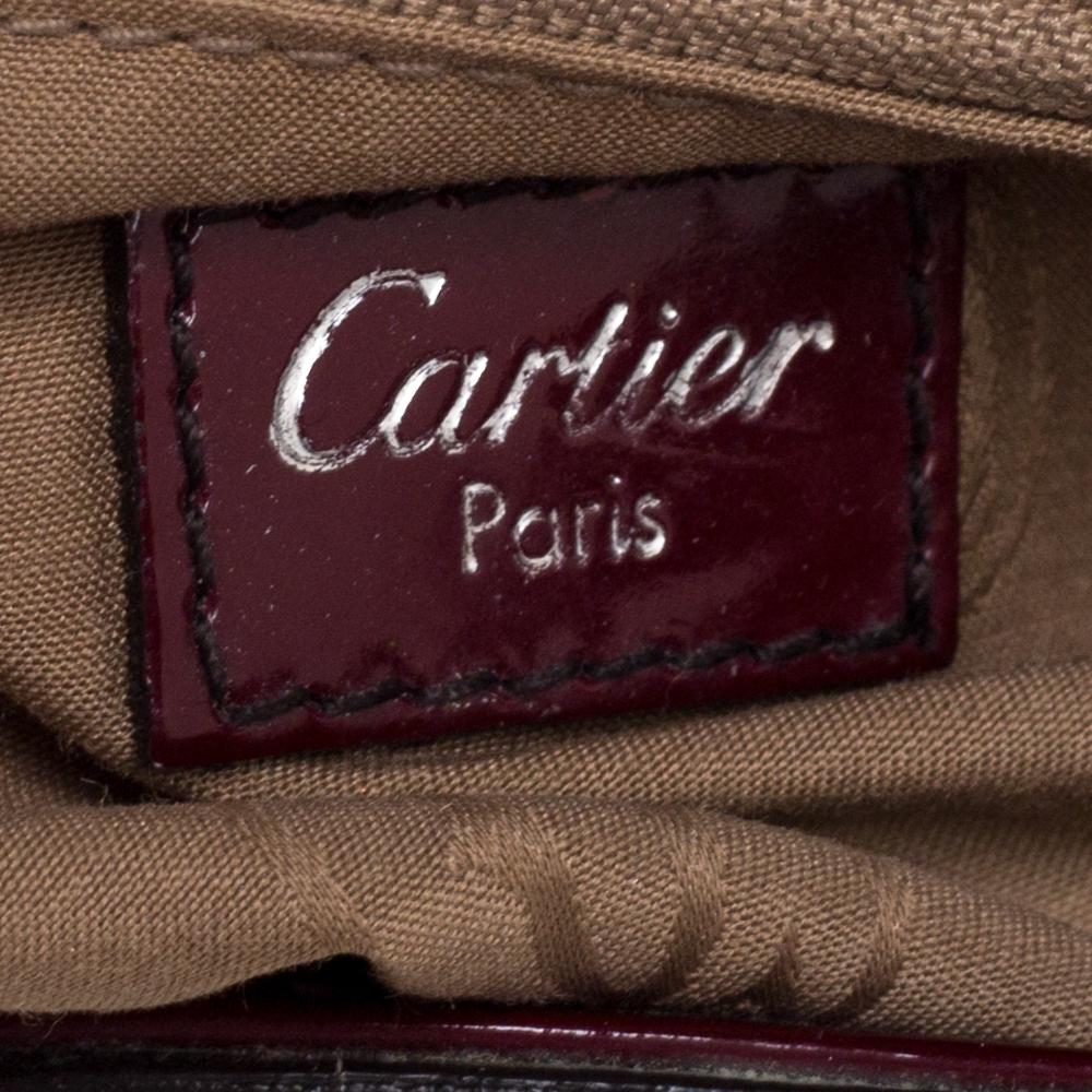 Women's Cartier Red Patent Leather Small Marcello De Cartier Bag