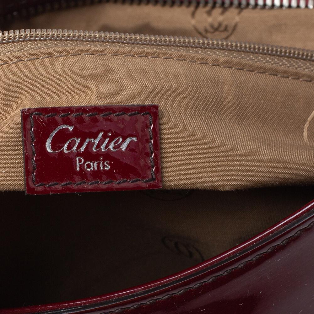 Cartier Red Patent Leather Small Marcello De Cartier Bag 1
