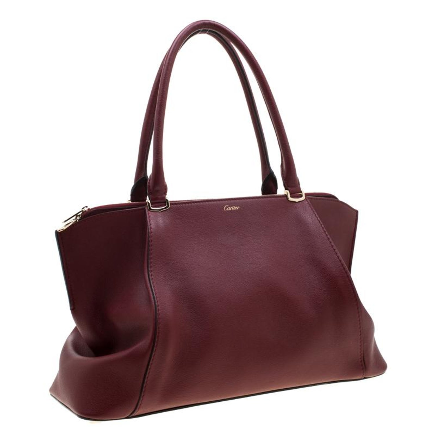 Cartier Red Taurillon Leather Medium C De Bag Cartier Red Taurillon Leather Medium C De Bag