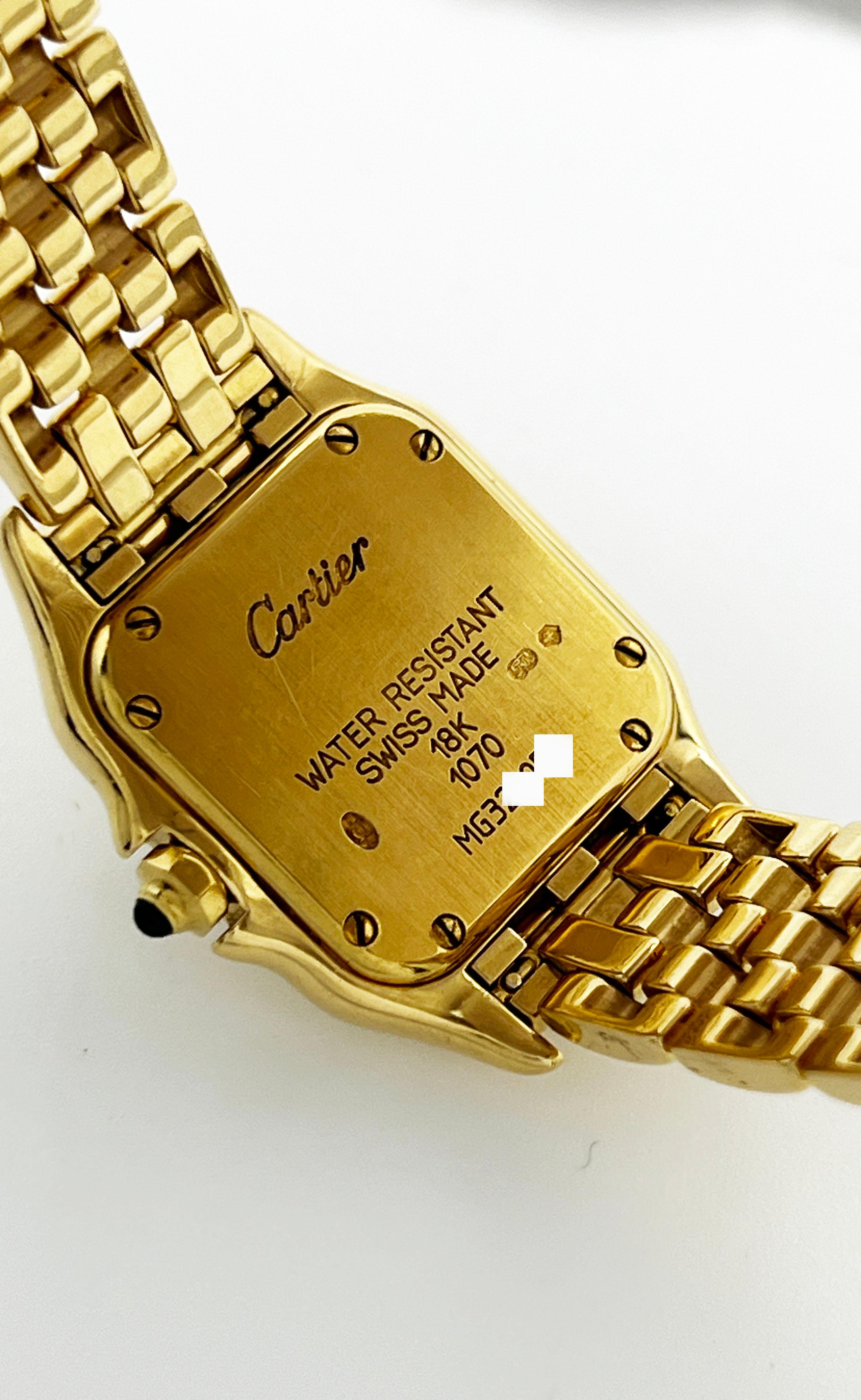 Cartier Ref 1070 Damen Panthere de Cartier 18K Gelbgold 4