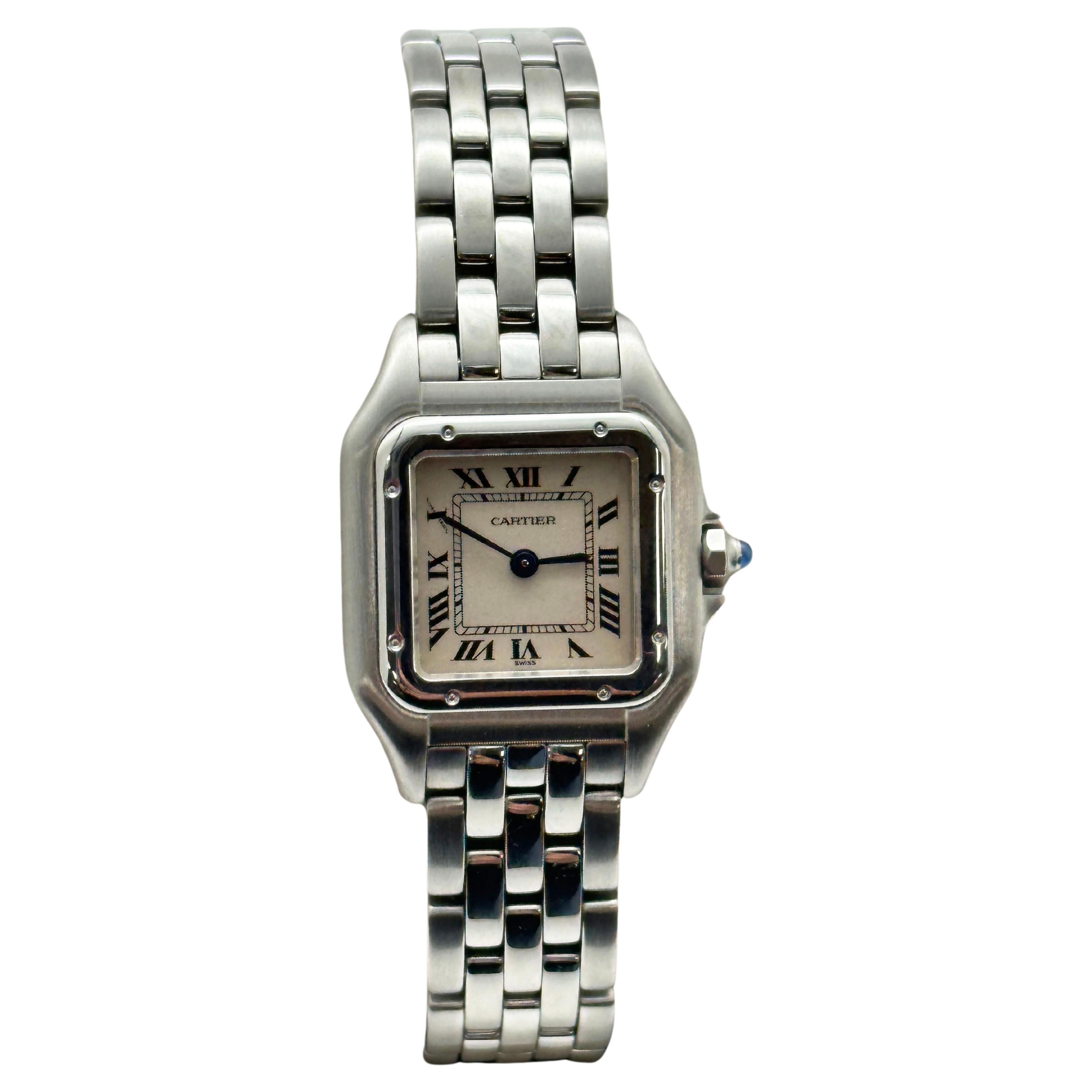 Cartier Ref 1320 Ladies Panthere 22mm Stainless Steel