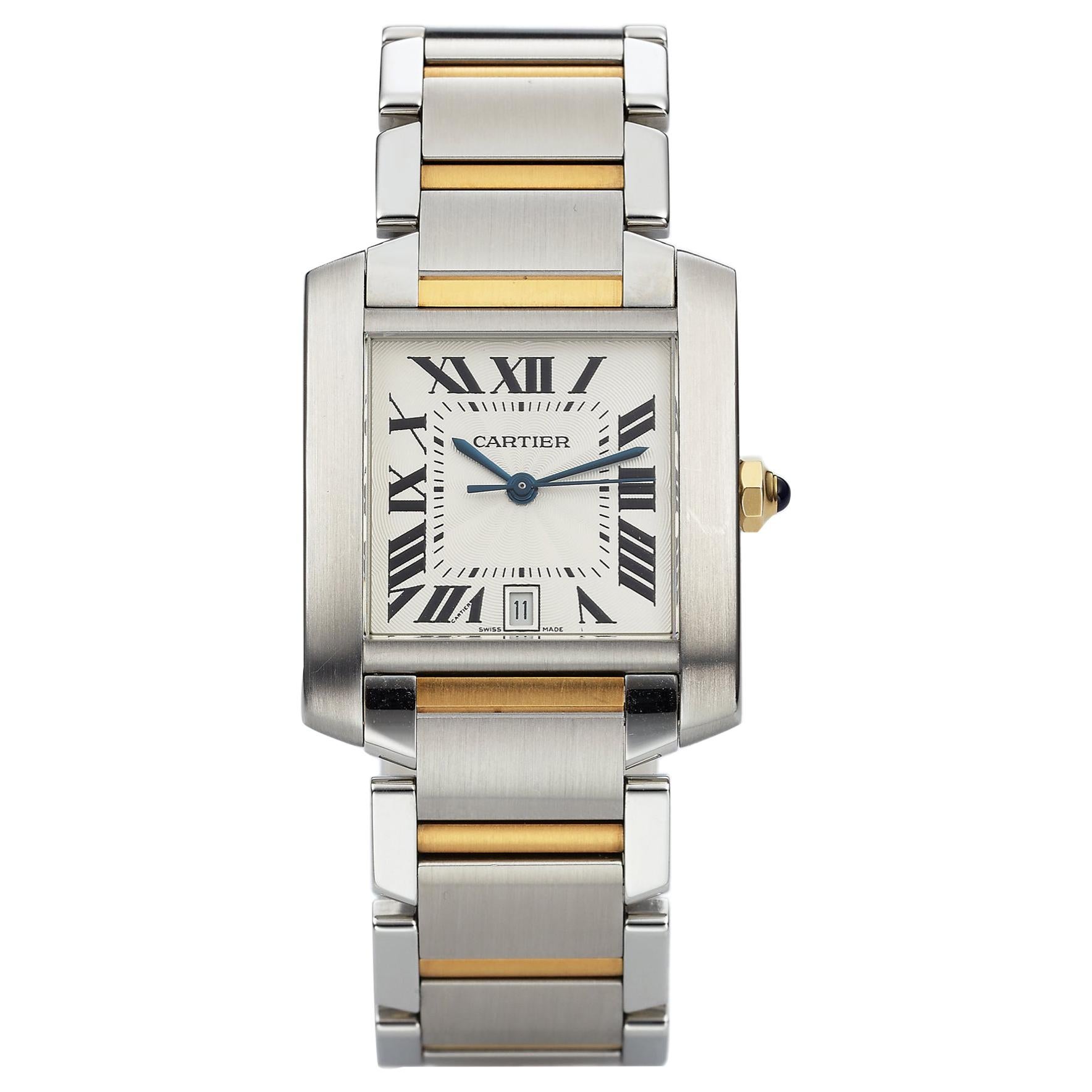 Cartier Ref. 2302 Tank Francaise Steel and Gold