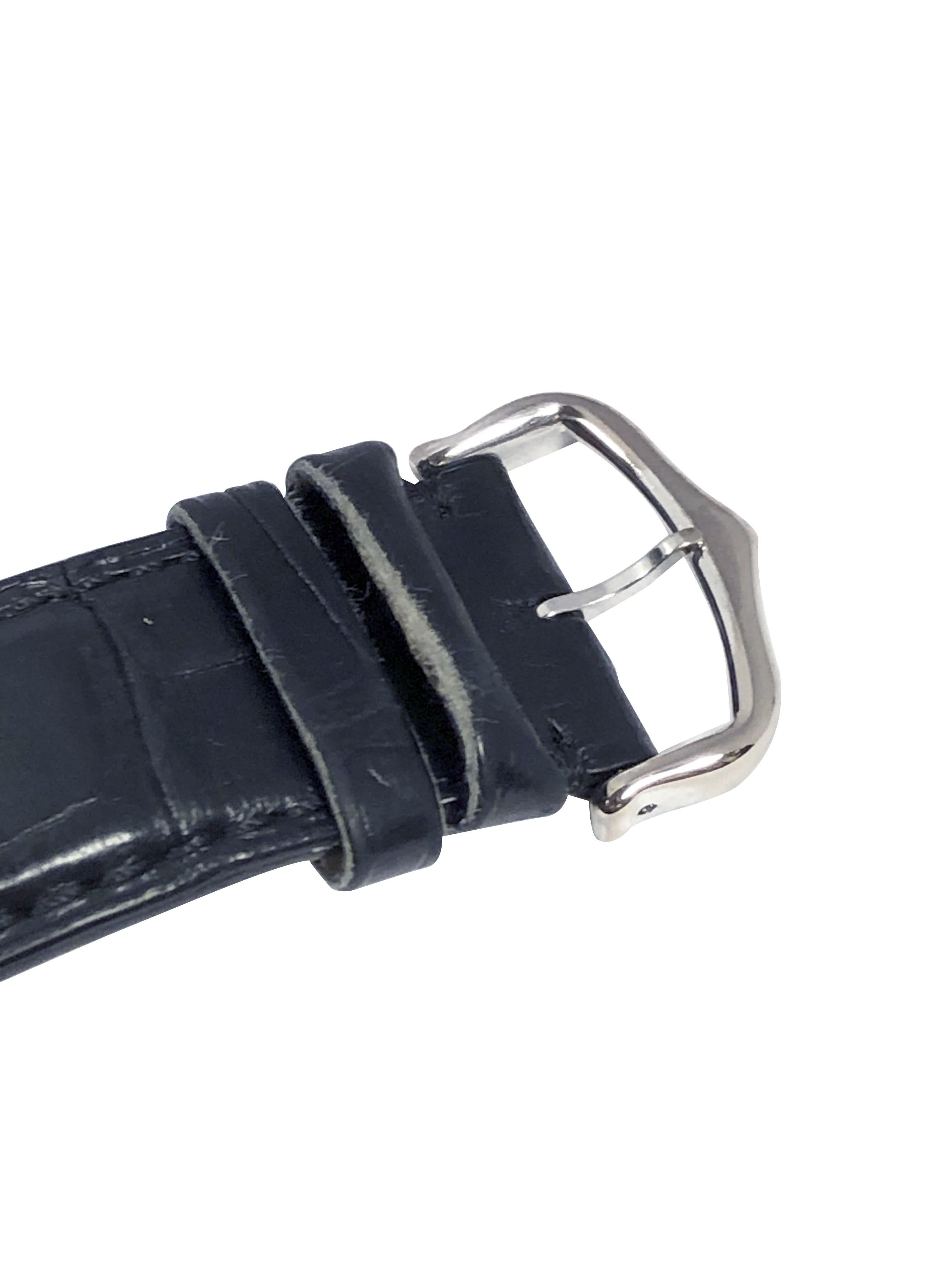 Women's or Men's Cartier Ref 2366 Tank Francaise White Gold Mid Size Automatic Wrist Watch