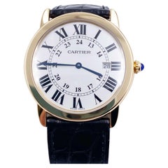 Cartier Ref 2988 Ronde Solo W6700455 18K Yellow Gold Stainless Steel with Box