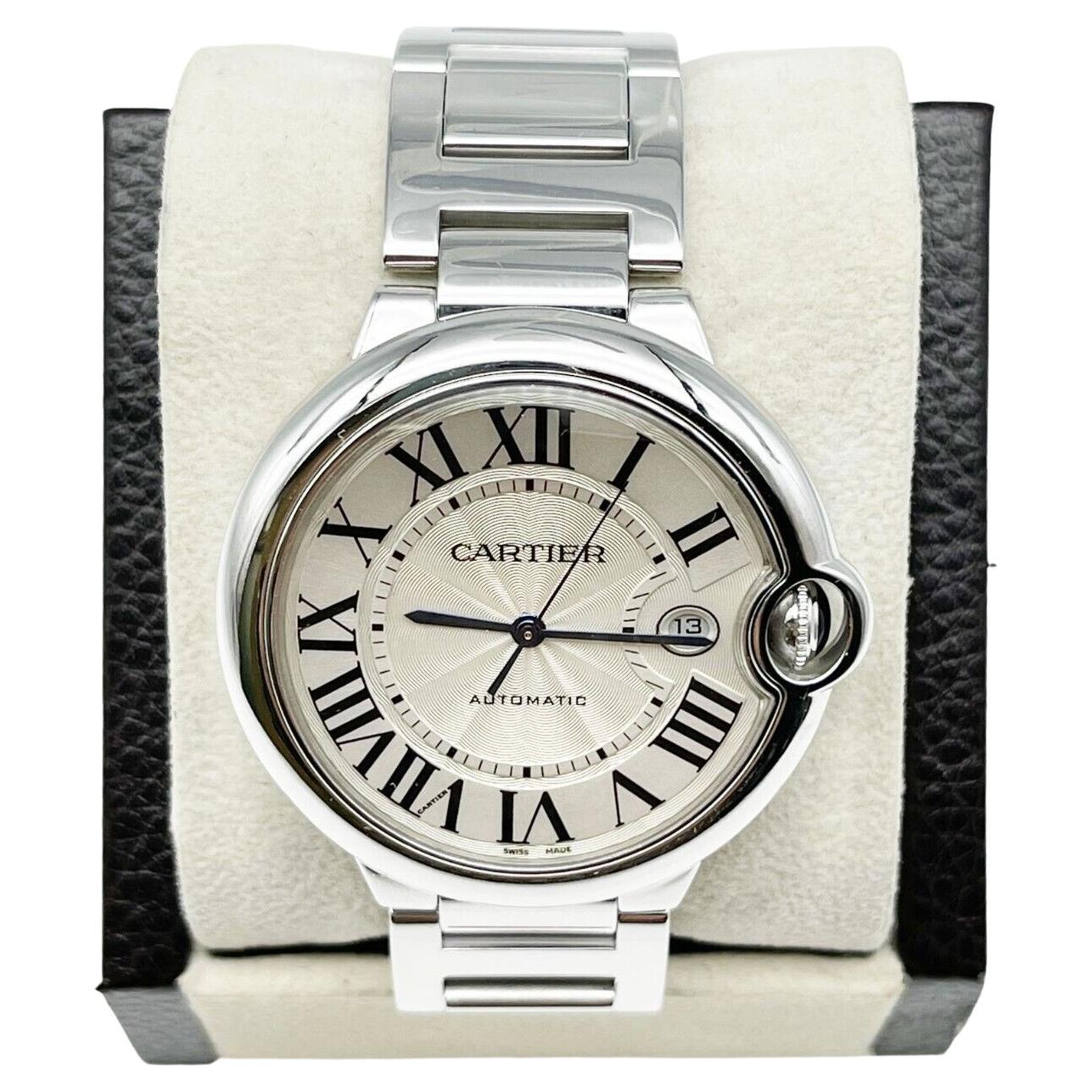 Cartier Ref 3000 Ballon Bleu De Cartier 18K White Gold Box Paper For Sale