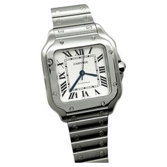 Cartier Ref 4075 WSSA0029 Santos de Cartier Medium Stahl 35.1mm Box Papier 2021