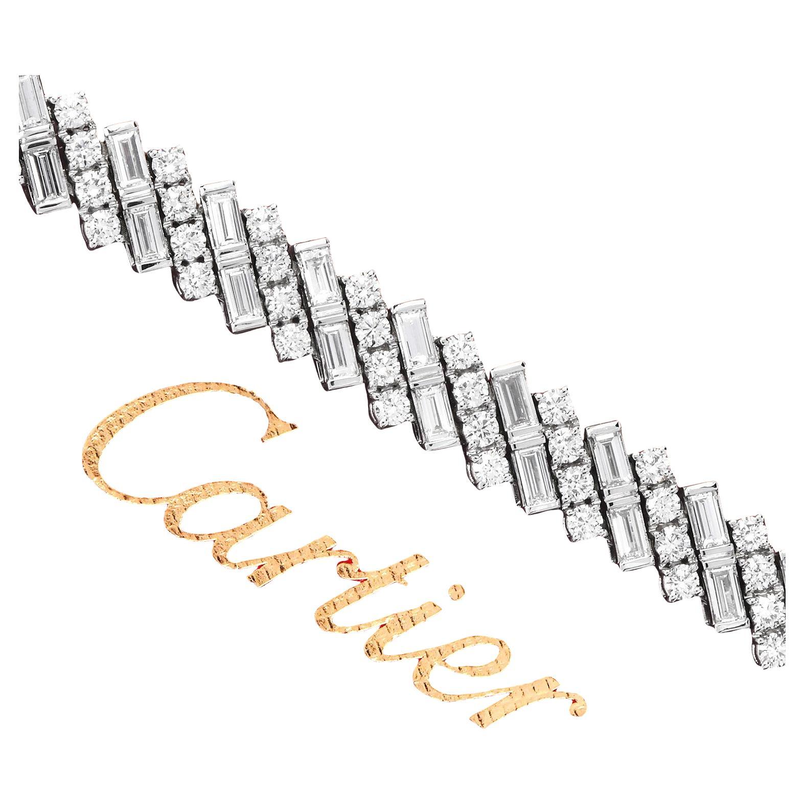 Cartier Reflection de Cartier 8.92 Carats Diamond 18K Gold Bracelet