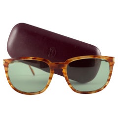 Cartier Reflet Honey Brown Sunglasses 54MM 18k Gold France 1991