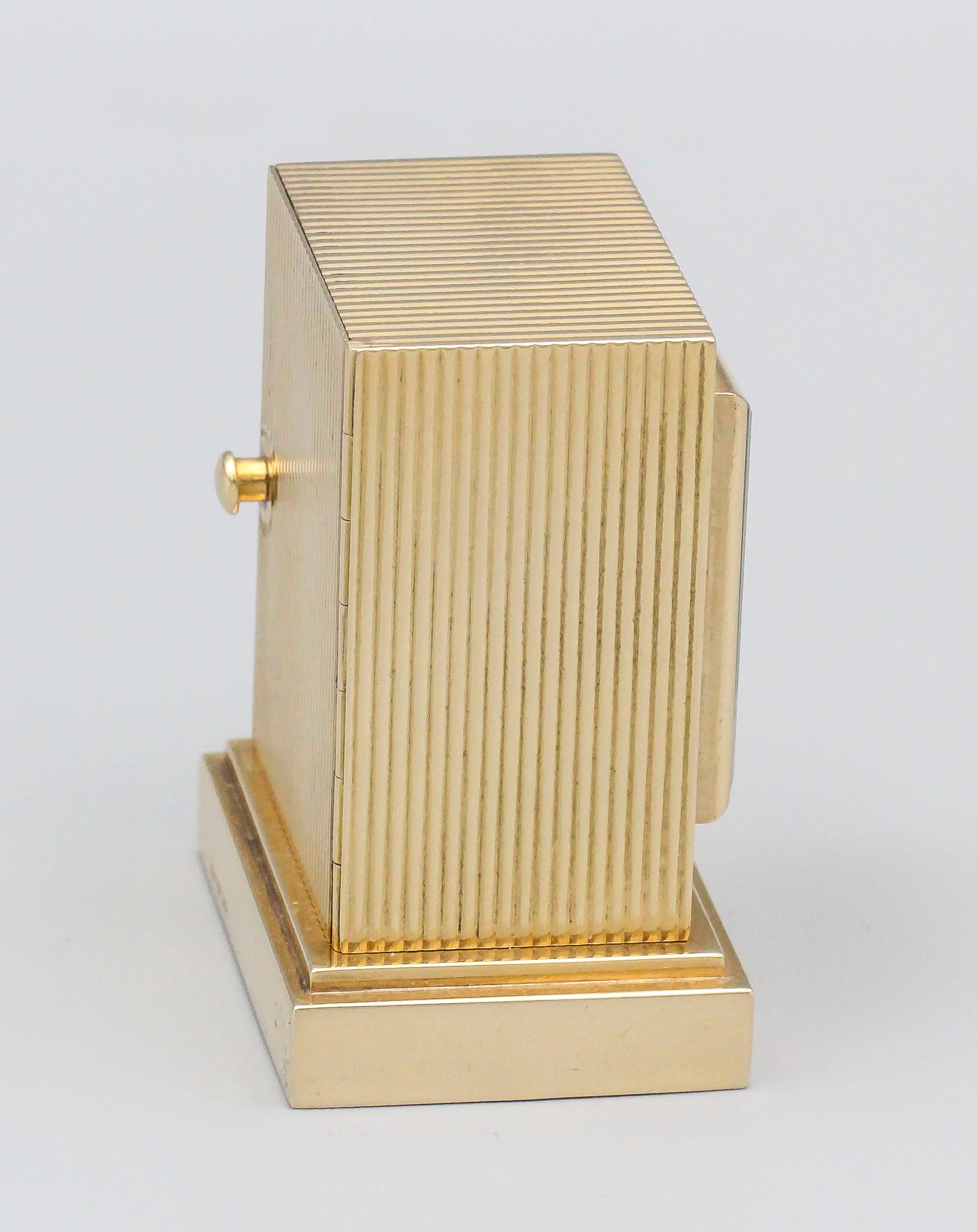 cartier car clock