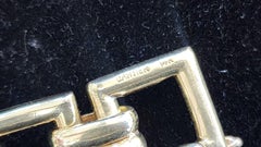 CARTIER Retro 1940s 14k Yellow Gold Link Bracelet w/Box