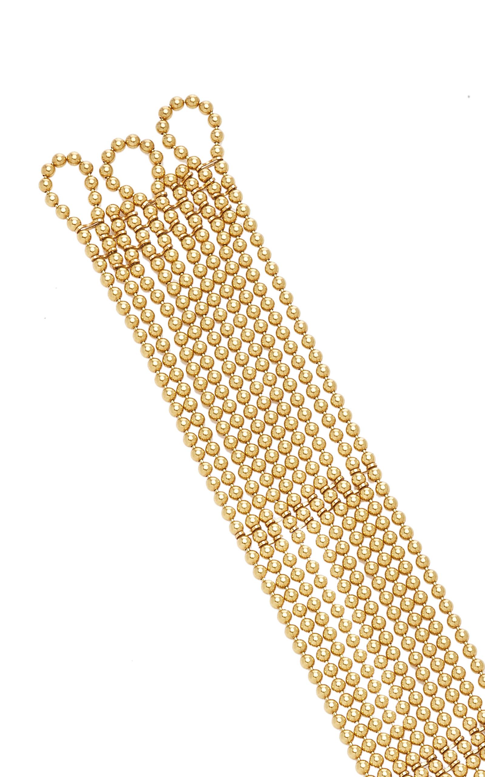 De las mujeres Pulsera Cartier Retro Draperie Oro