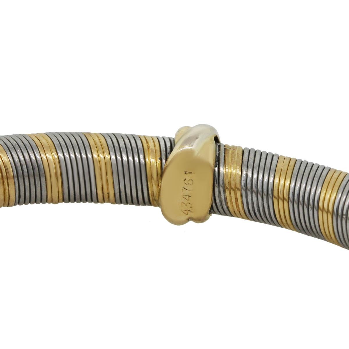 Bracelet côtelé de Cartier Excellent état - En vente à Boca Raton, FL