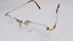Cartier Rimless Logo Glasses