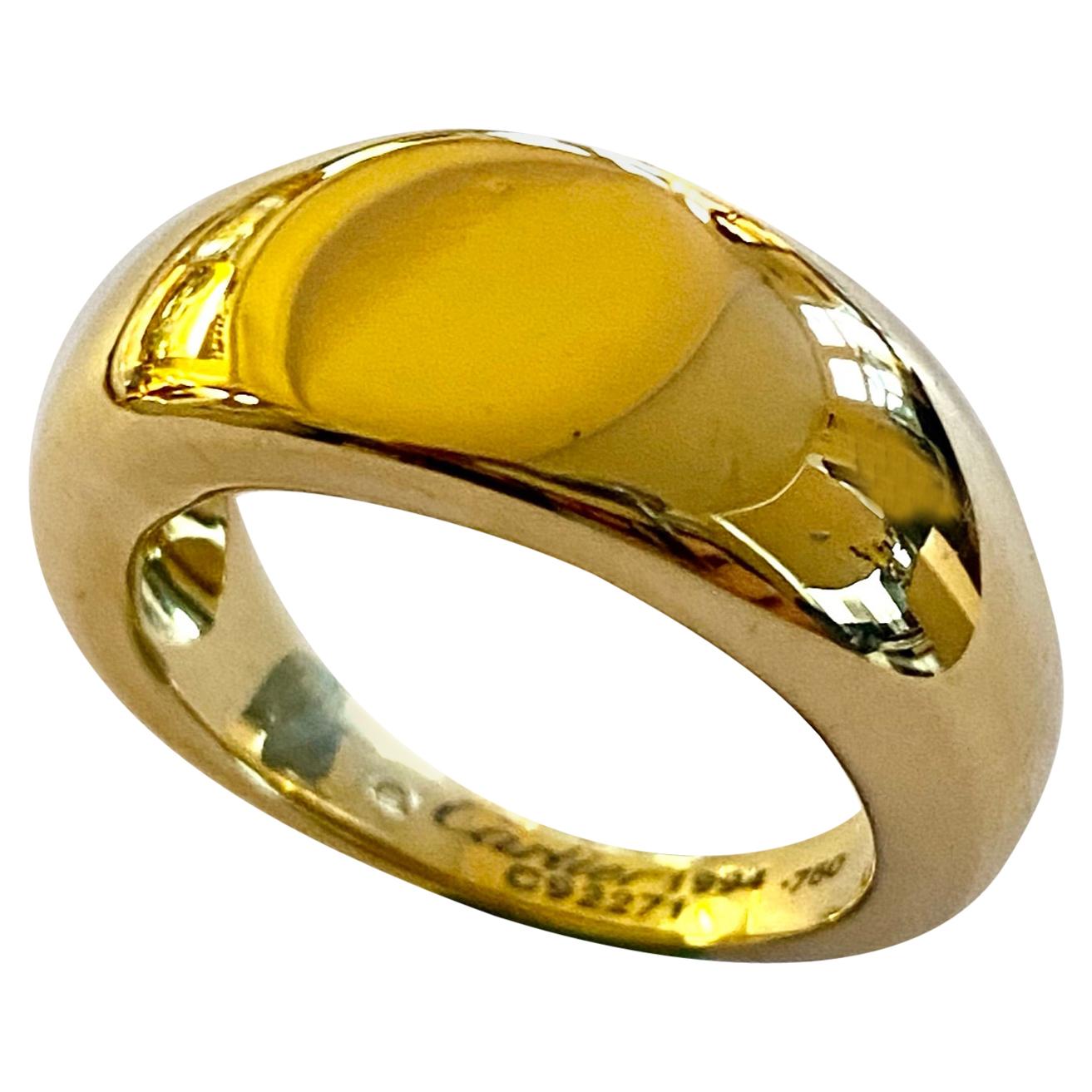 cartier gold signet ring
