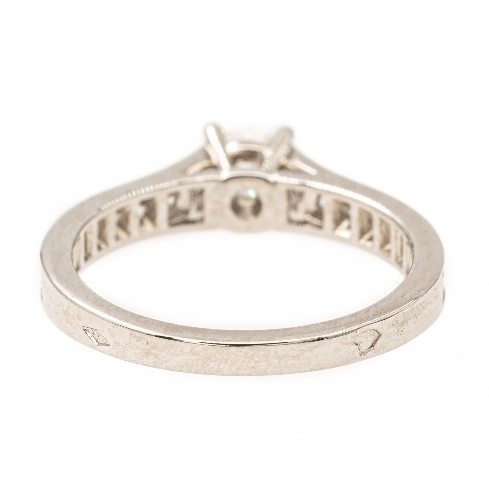 Cartier Ring 1895 Platinum Diamond For Sale 1