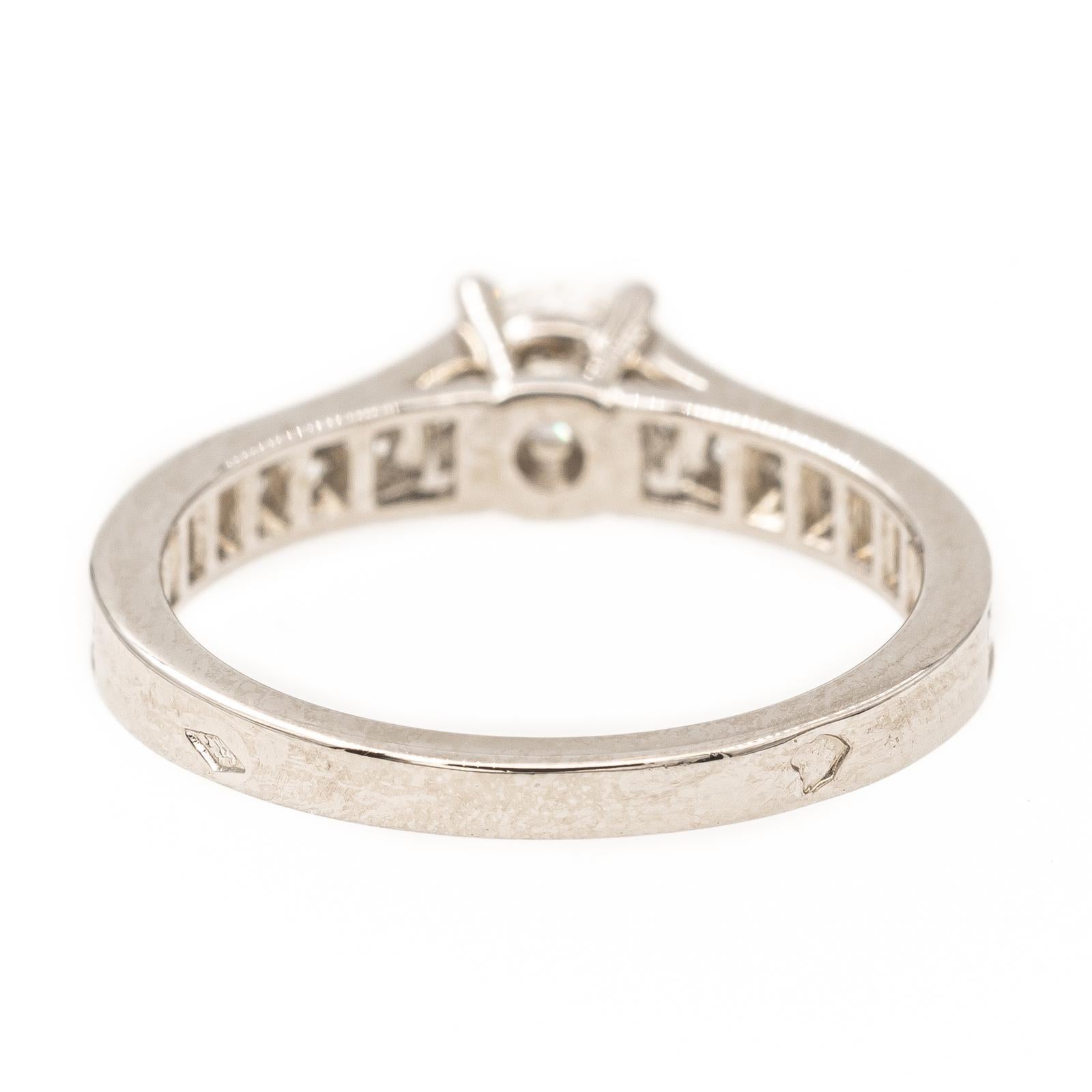 Cartier Ring 1895 Platin Diamant im Zustand „Hervorragend“ im Angebot in PARIS, FR