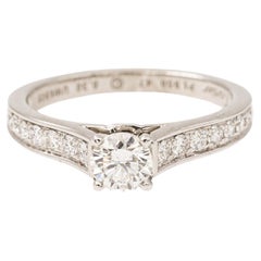 Vintage Cartier Ring 1895 Platinum Diamond