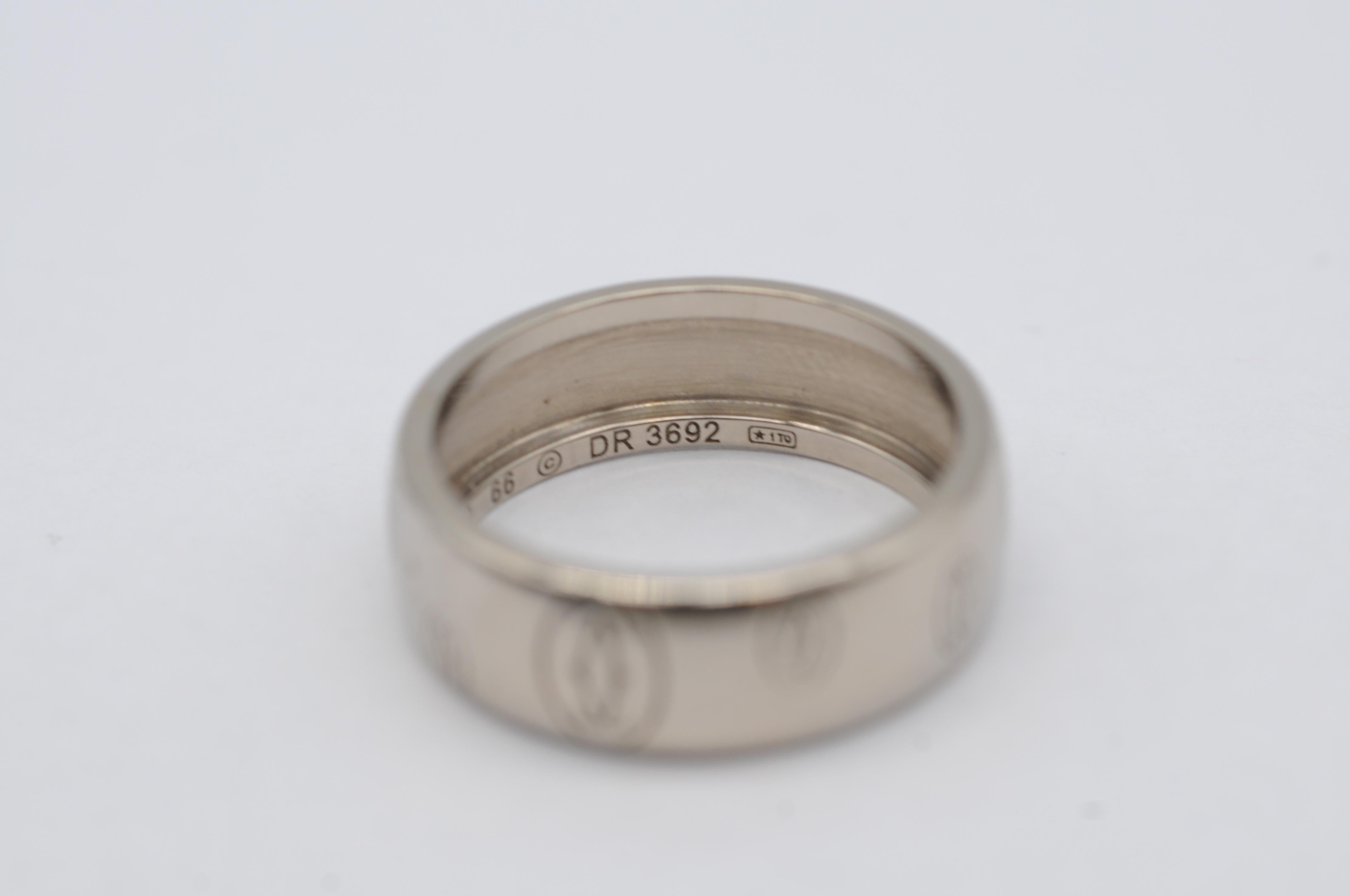 Cartier ring in 18k white gold In Good Condition For Sale In Berlin, BE