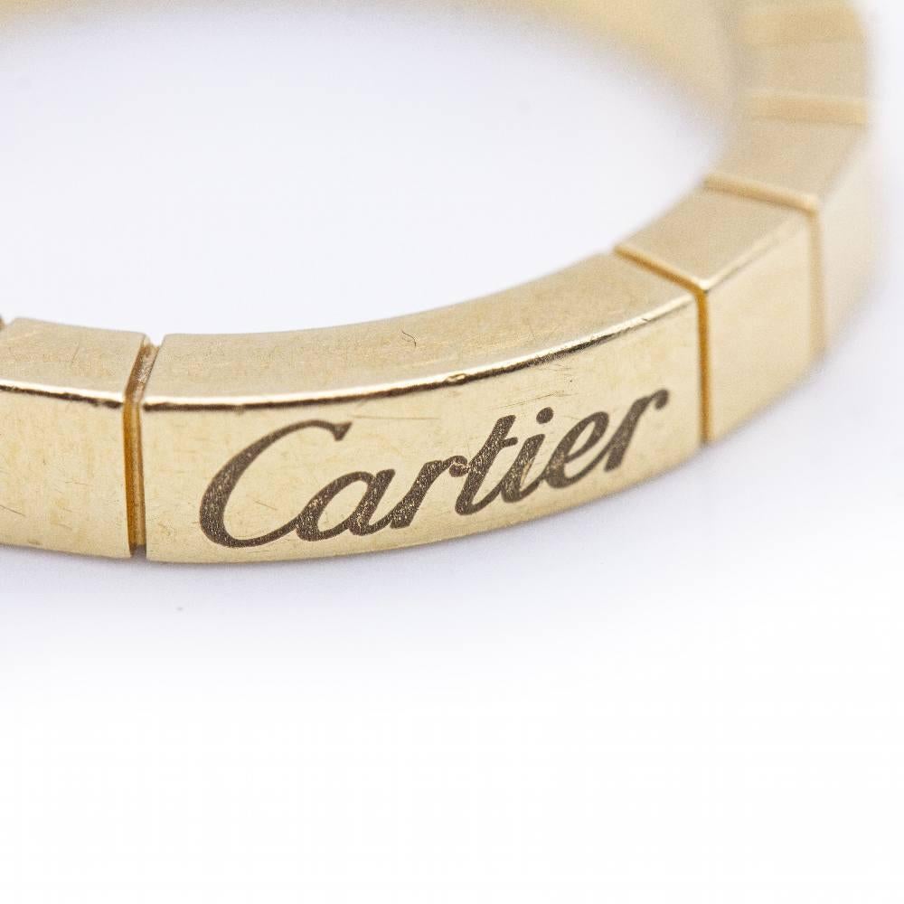 Genuine Cartier women's ring  Size 12  18kt yellow gold  6.16 grams  This ring is in good condition, with slight visible marks/micro scratches.  Ref: D358760SK