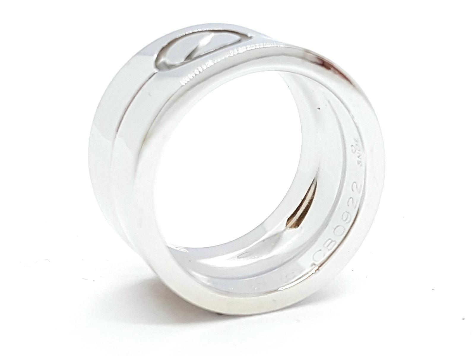 Cartier Ring Love White Gold In Excellent Condition For Sale In PARIS, FR