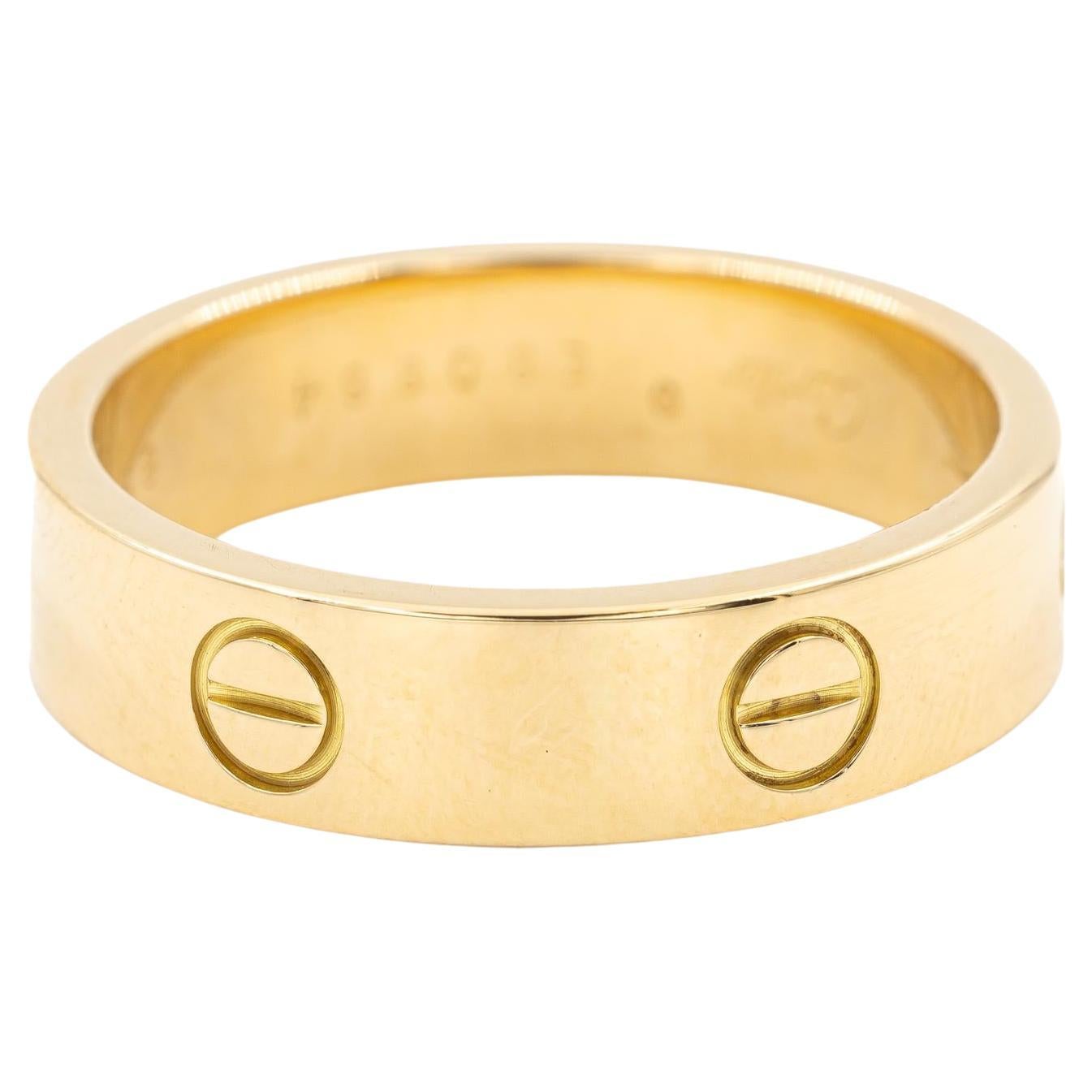 Cartier Ring Love Yellow Gold