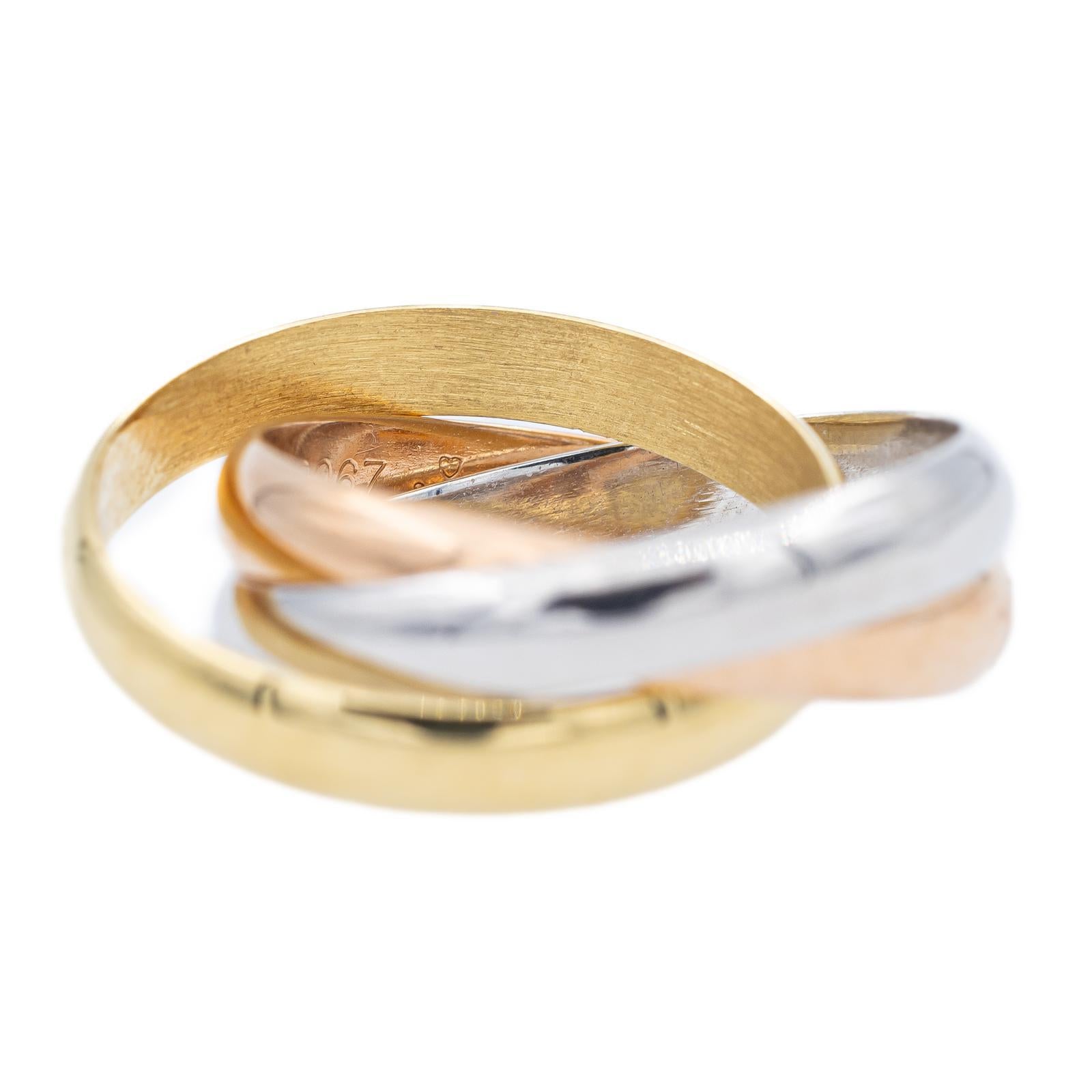 Cartier Ring Trinity Yellow Gold 1