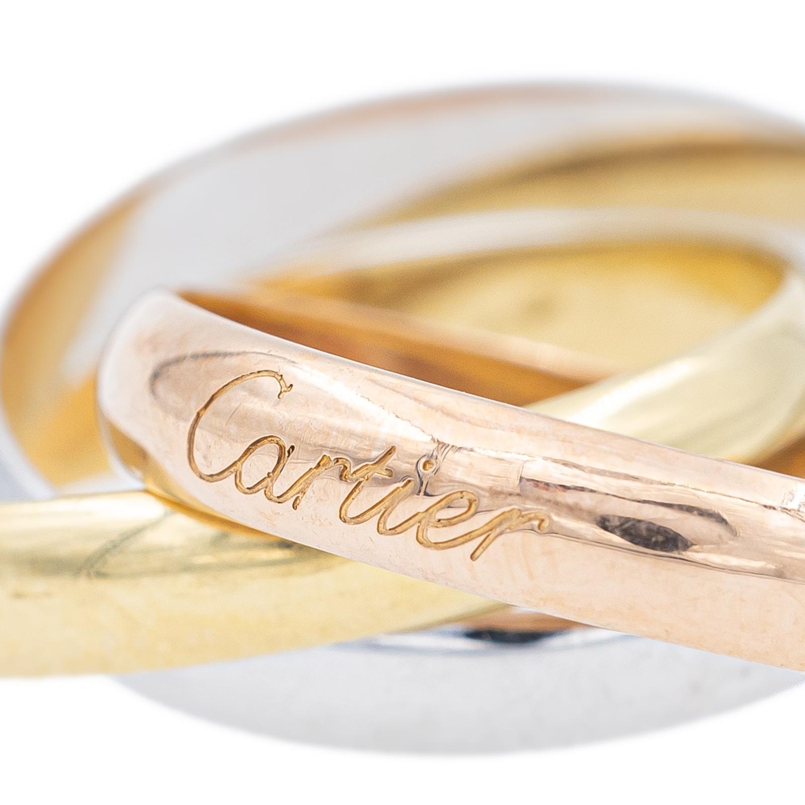 Cartier Ring Trinity Yellow Gold 2