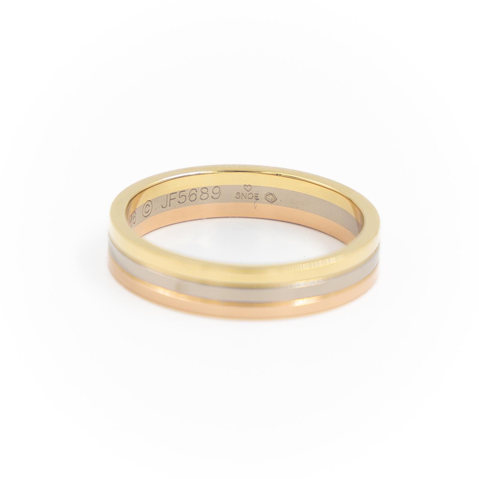 Cartier Ring Trinity Yellow Gold 1
