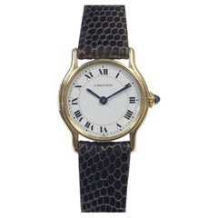 Orologio da polso meccanico da donna Cartier Riviera Paris Vintage in oro giallo