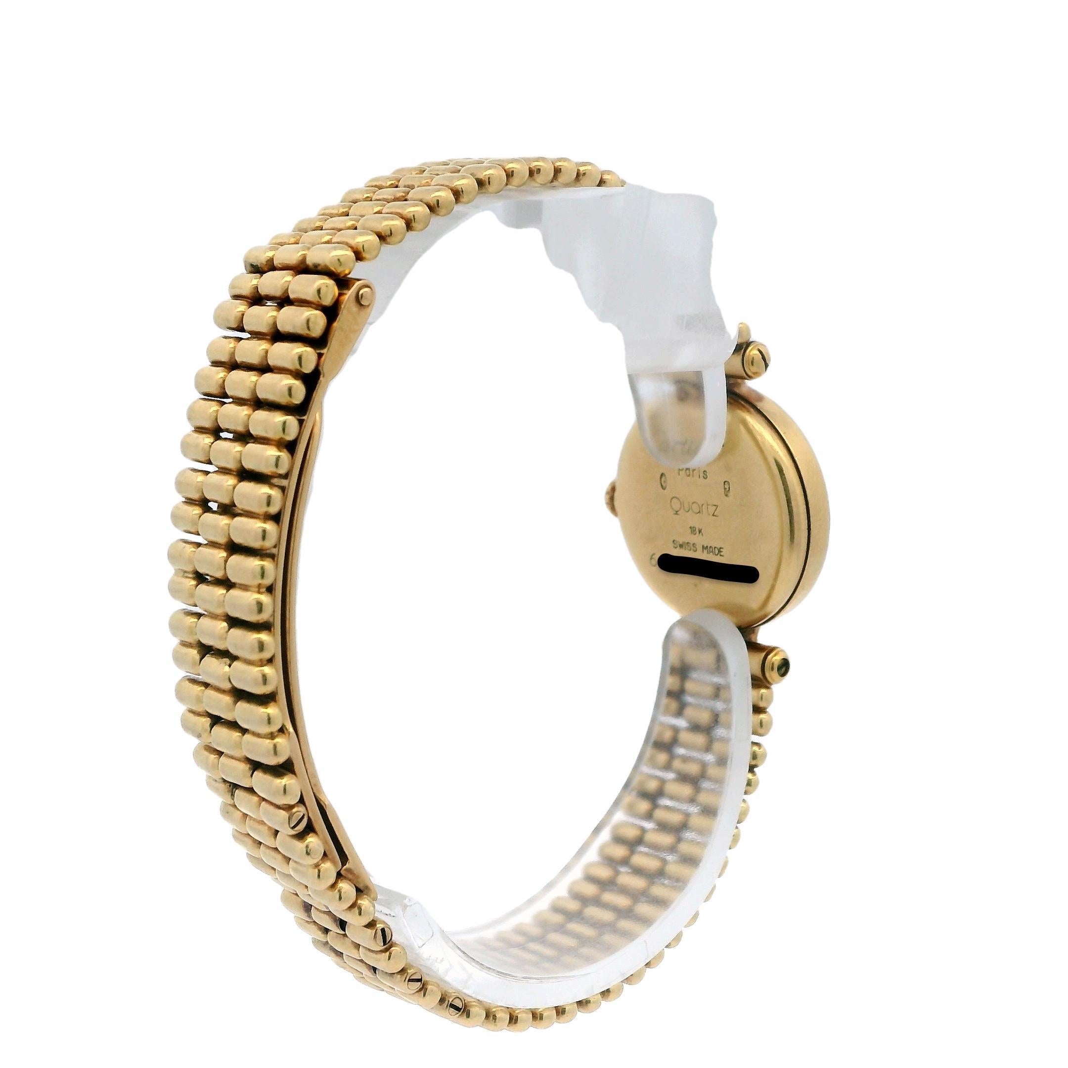 Cartier Rivoli: 18 Karat Gelbgold Damenuhr 1