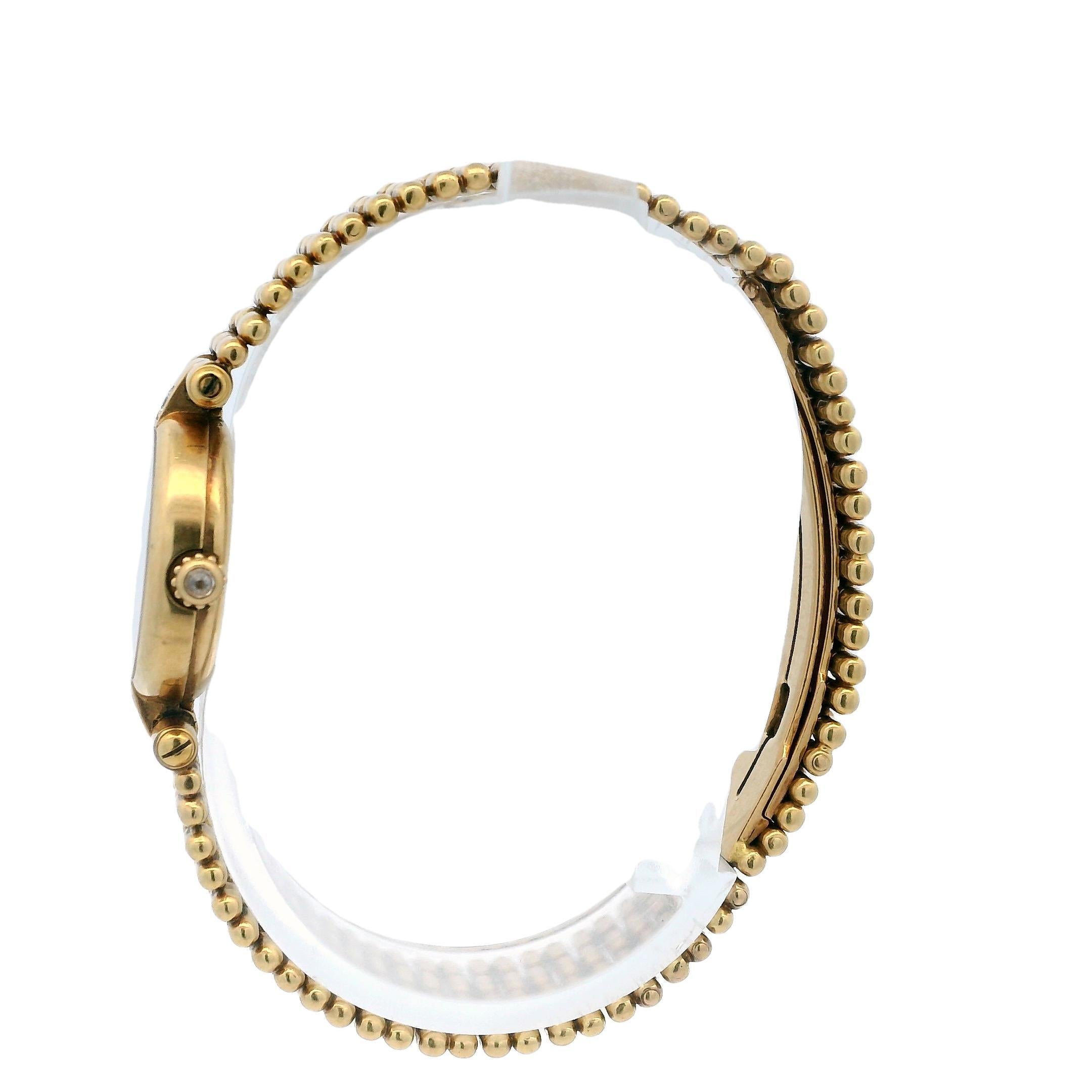 Cartier Rivoli: 18 Karat Gelbgold Damenuhr 3