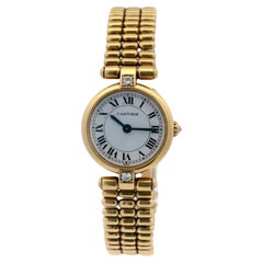 Cartier Rivoli: 18 Karat Gelbgold Damenuhr