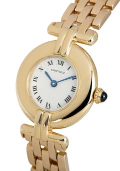 Cartier Rivoli Women's 18k Yellow Gold Silver Dial Watch