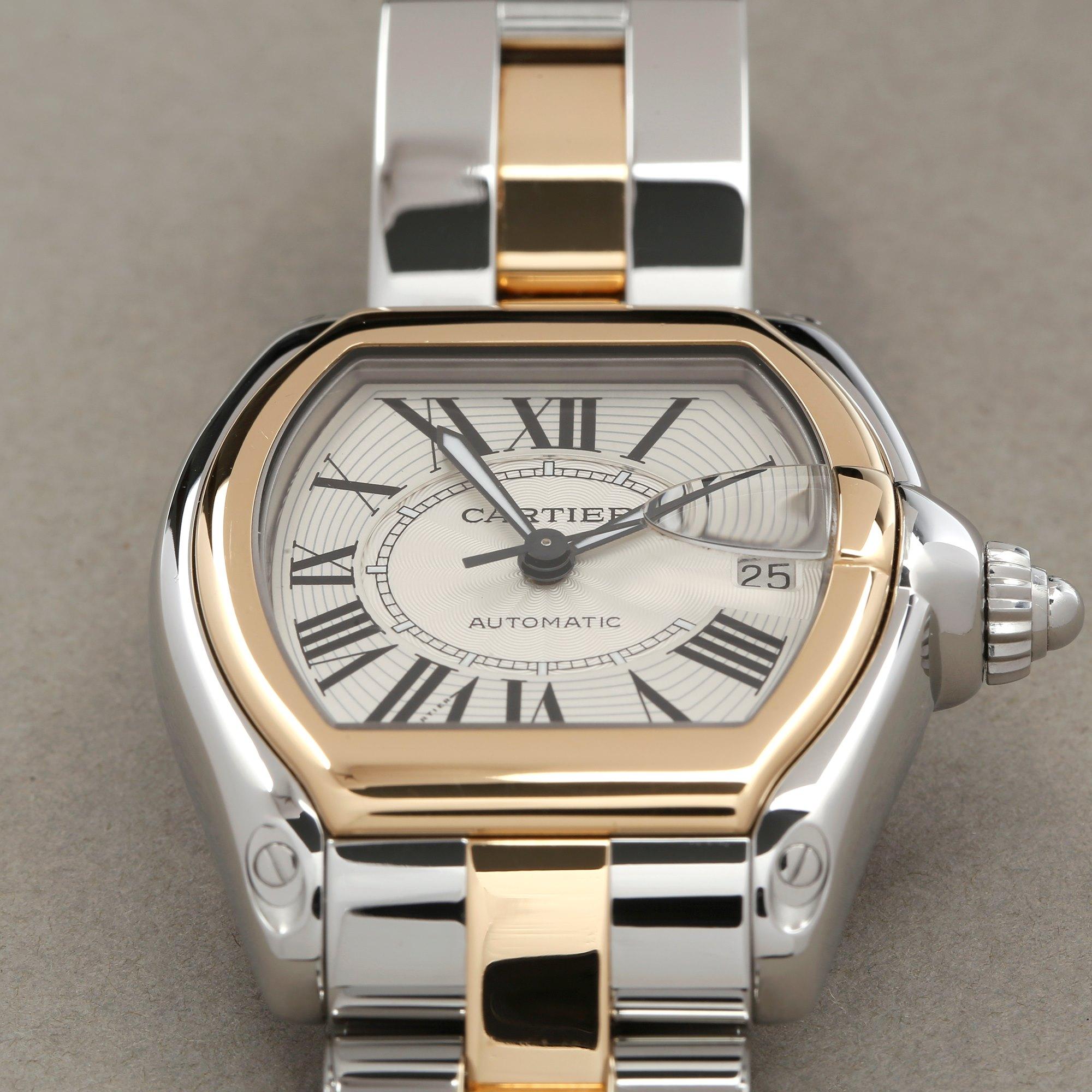 Cartier Roadste 2510 Men’s Stainless Steel and Yellow Gold Large Automatic Watch 2