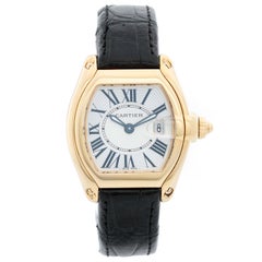 Cartier Roadster 18 Karat Yellow Gold Ladies Quartz Watch W62018Y5