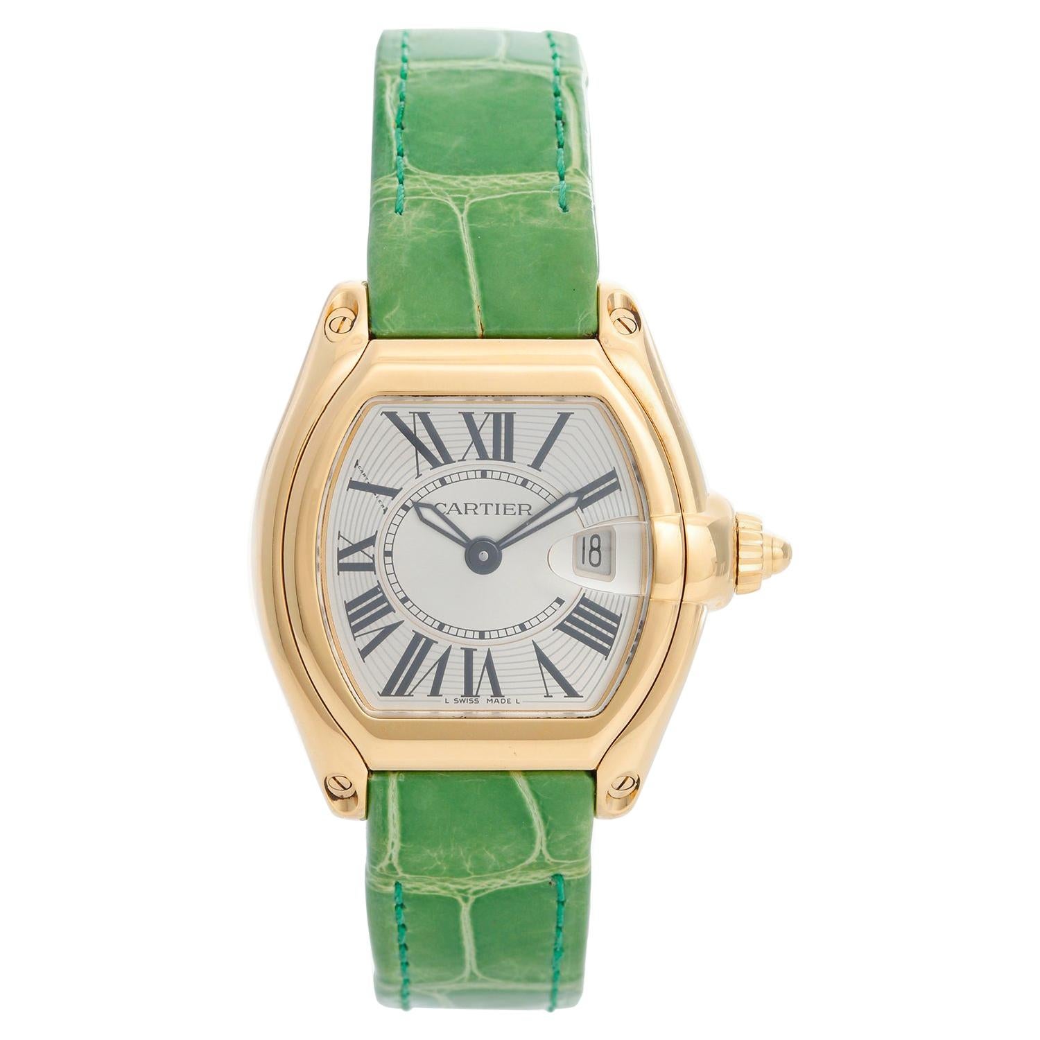 Cartier Roadster 18 Karat Yellow Gold Quartz W62018V1