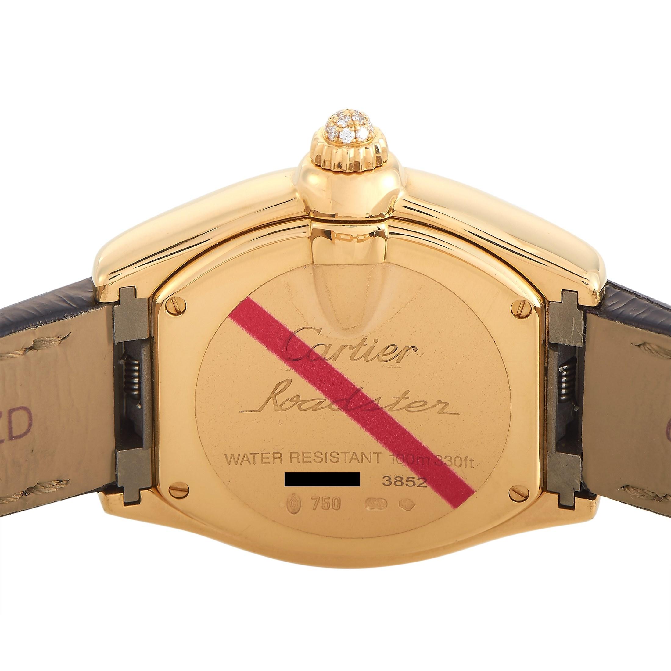 cartier roadster rose gold