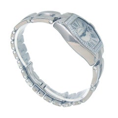 Cartier Roadster 18 Karat White Gold Men's Watch Quartz WE5002X2