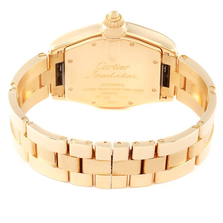 Men's Cartier Roadster 18K Yellow Gold Large Mens Watch W62003V1
