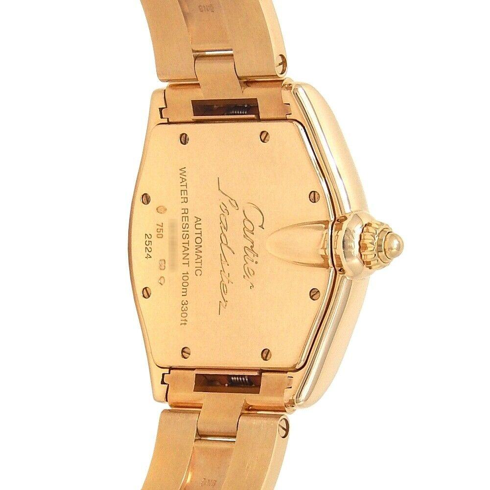 Cartier Roadster 18 Karat Yellow Gold Men's Watch Automatic W62005V1 For Sale 1