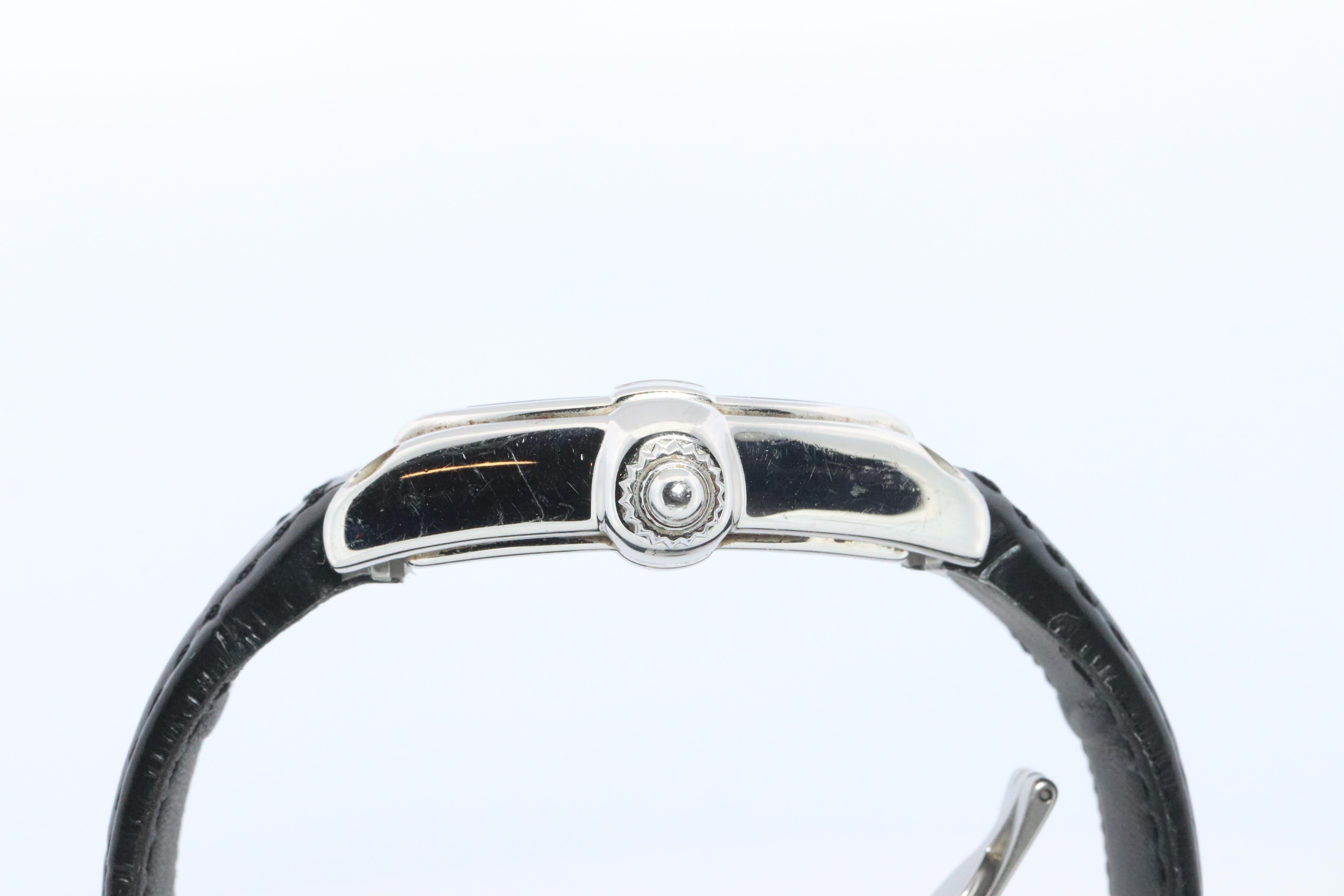 Cartier Roadster 2510. Orologio da uomo Cartier Automatic W62041V3 con quadrante nero in vendita 7